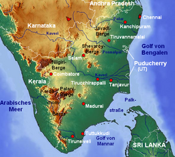 Tamil Nadu topo deutsch mit Gebirgen.png