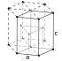 Hexagonal close packed crystal structure for الگادولينيوم