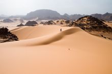 جبال أكاكوس في غرب ليبيا هي جزء من الحصراء الكبرى