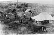 Yiftach Brigade position close to Be'eri in 1948