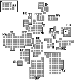 Cartogram of the Bundestag election, 2025-02.svg