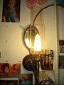 An early gas mantle light still in use today.