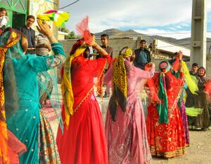 Lur handkerchief dancer, Mamasani, Iran.jpg