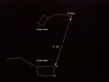 Big Dipper and Ursa Minor in relation to Polaris
