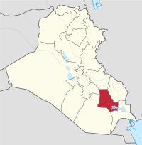 محافظة ذي قارموقع