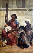 Indian nomads painting by well-known artiste Raja Ravi Varma