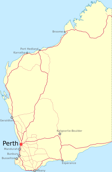 ملف:Western Australia location map.svg