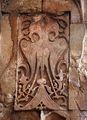 Stone carving of a bird