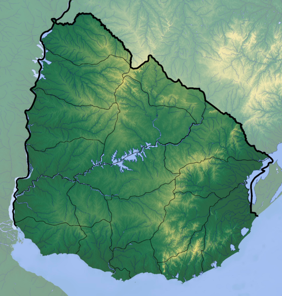 ملف:Uruguay location map Topographic.png