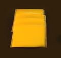Wrapped slices of American cheese are now often coloured with annatto, a natural food colour made from the seeds of the achiote tree.