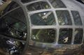 A close up Cockpit view of the Enola Gay at the Steven F. Udvar-Hazy Center.