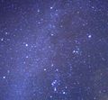 Two Orionids and the Milky Way.