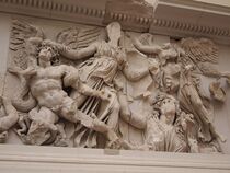 Athena and Nike fight Alkyoneus, Gaia rises up from the ground (5336871341).jpg