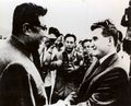 Ceaușescu and Kim Il-sung during the party and state visit to the DPR Korea (1971)