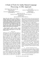 A Suite of Tools for Arabic Natural Language Processing: A UNL Approach