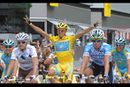 فوز الأسباني ألبرتو كونتادور ببطولة تور دي فرانس للدراجات 2010.