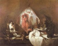 Jean-Baptiste-Siméon Chardin (1699–1779), The Ray 1728, Musée du Louvre, باريس