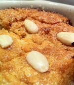 بسبوسة باللوز.