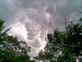 Rain clouds in Kerala, الهند.