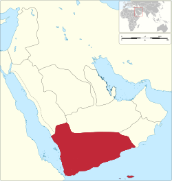 خريطة الجنوب العربي