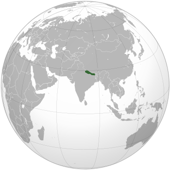 موقع نـِپال