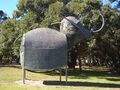 Elephant sculptures