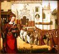 Arrival of the Relics at Madre de Deus, by Cristóvão de Figueiredo and Garcia Fernandes