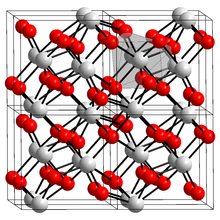 Hafnium(IV) oxide structure