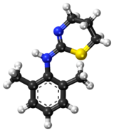Xylazine ball-and-stick model.png