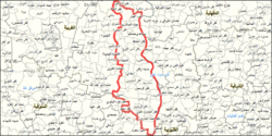 موقع القرية داخل مركز زفتى الإداري