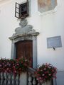 The Baroque portal of the house and library of Peter Pavel Glavar, designed by Franc Jelovšek (sl)