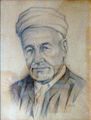 محمد البشير الإبراهيمي بريشة بشير يلس.