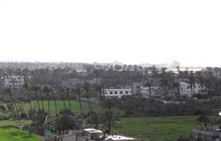 أفق دير البلح عام 2008.