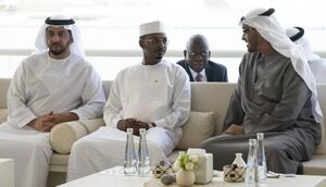 محمد بن زايد ورئيس التشاد محمد ديبي