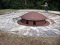 Turret of the Maginot Line; this could retract into the ground when not firing, for added protection