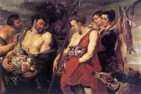 Diana Presenting the Catch to Pan 1620 National Museum of Serbia