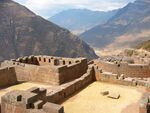 Sun Temple at Pisac, Peru.jpg