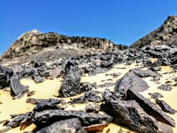 صخور بازلتية