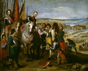 استسلام يوليش (1635) بريشة Jusepe Leonardo. متحف پرادو.