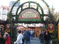 Leipzig Christmas market entrance