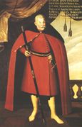 2. Grand Marshal of the Crown Łukasz Opaliński portraited with the insignium of his power in the parliament - the Marshal's cane, 1640.