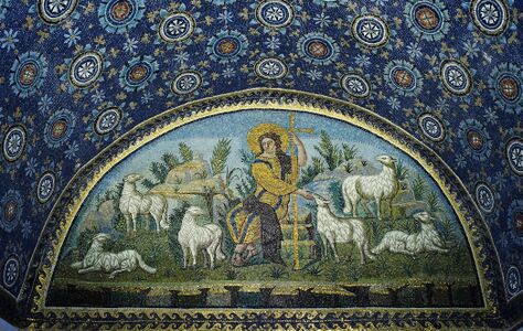 Mosaic in the Mausoleum of Galla Placidia, Ravenna, Italy, c. 425