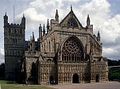 The West Front of Exeter Cathedral.