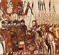 جيشان موري ومسيحي يستعدان للمعركة، مأخوذة من The Cantigas de Santa María