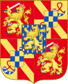 Arms of William VI as sovereign prince of the Netherlands.[5]