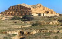 زقورة رافدية في مدينة شوش في خوزستان