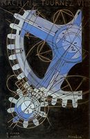 الماكينة تدور بسرعة، 1916-1918, tempera on paper، المعرض الوطني للفن، الولايات المتحدة