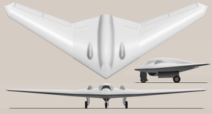RQ-170 Sentinel impression 3-view.png