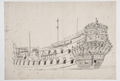 Gallery and transom, 1667, from Sweden's Maritime Museum