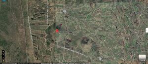 موقع تل الأحمر داخل حدود سوريا حيث توغلت القوات الإسرائيلية يوم 12 أكتوبر 2024